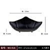 black melamine dishes